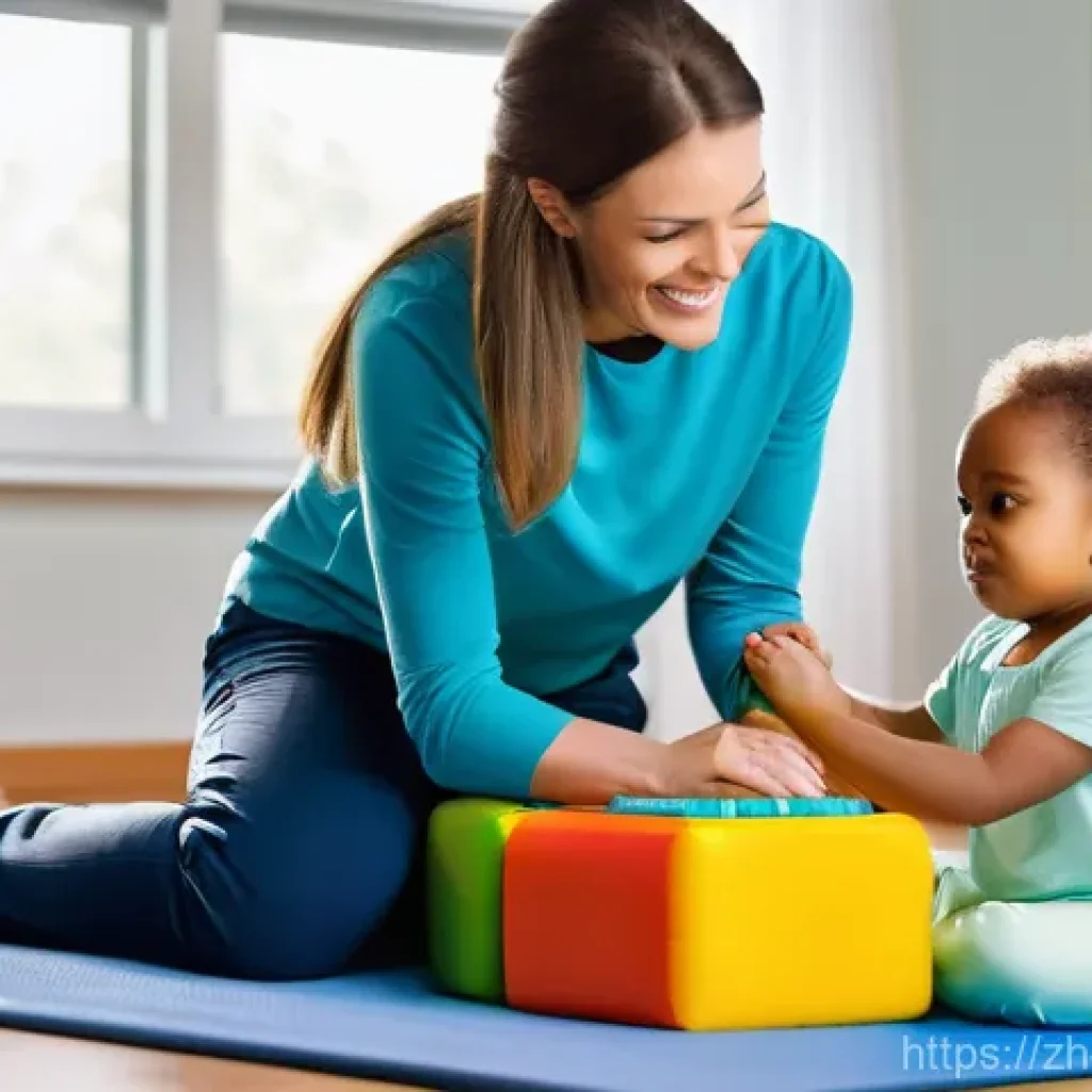 장애인재활상담사와 사회복지사의 차이점 - **Prompt 1: Rehabilitation Counselor Focusing on a Child's Functional Recovery**
"A bright, clea...