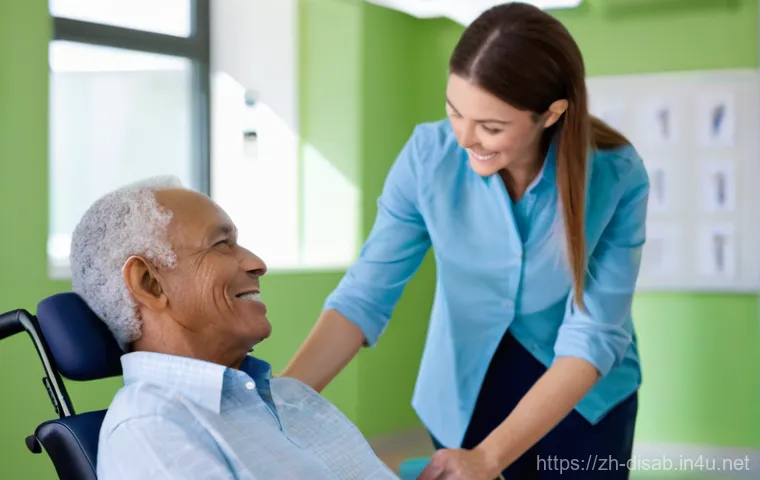 장애인재활상담사 직무분석 - Image Prompt 1: The Empathetic Assessor**