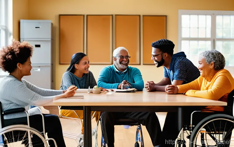 장애인재활상담사 주요 업무 - **Prompt:** A highly skilled rehabilitation counselor, dressed in a clean, professional polo shirt a...